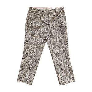 Saint Tropez West White/Black Capri Size 4